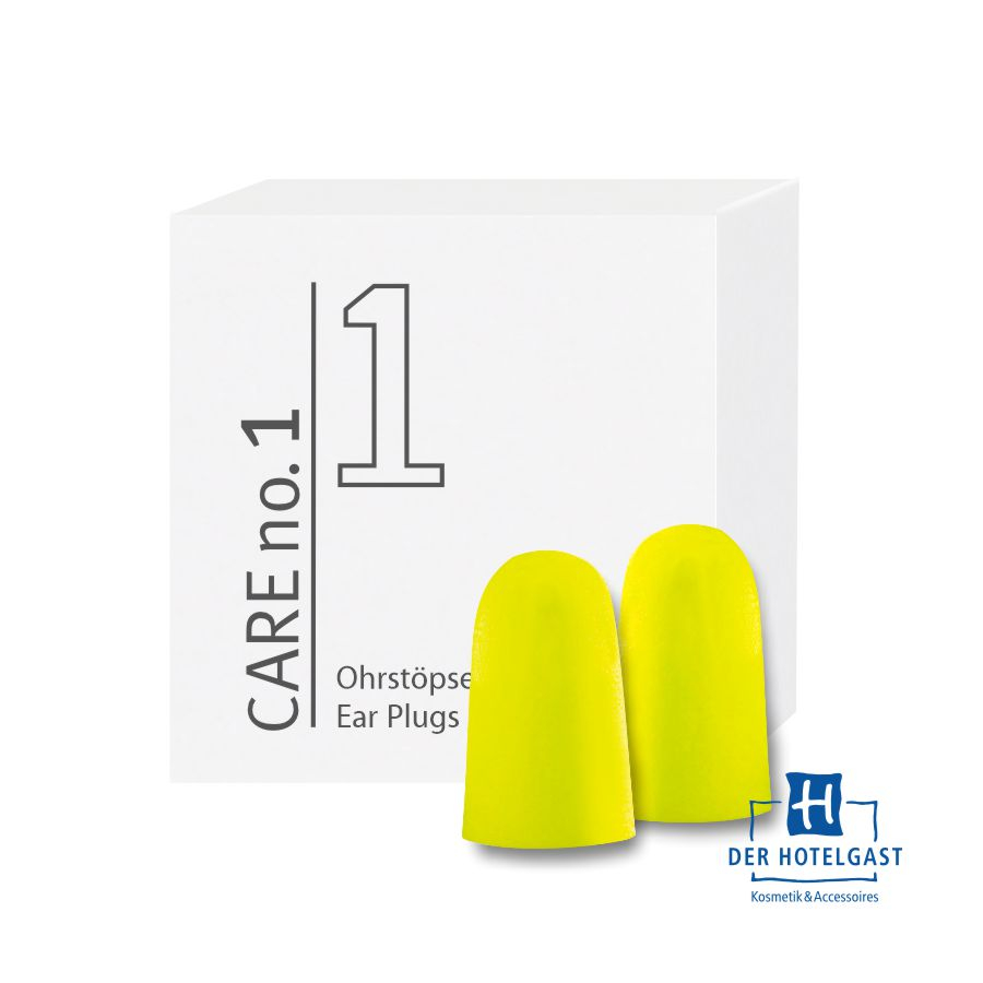 Ohrstöpsel in Kartonage